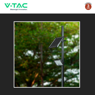 VT-432 Faro LED 30W IP65 Pannello Solare con Sensore Telecomando V-Tac