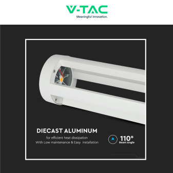 VT-820 Lampada LED Giardino 10W COB CREE Bianca IP65 V-Tac