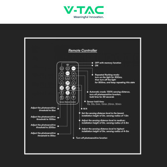 VT-8624S Plafoniera LED Rotonda 24W SMD IP44 Colore Bianco V-Tac
