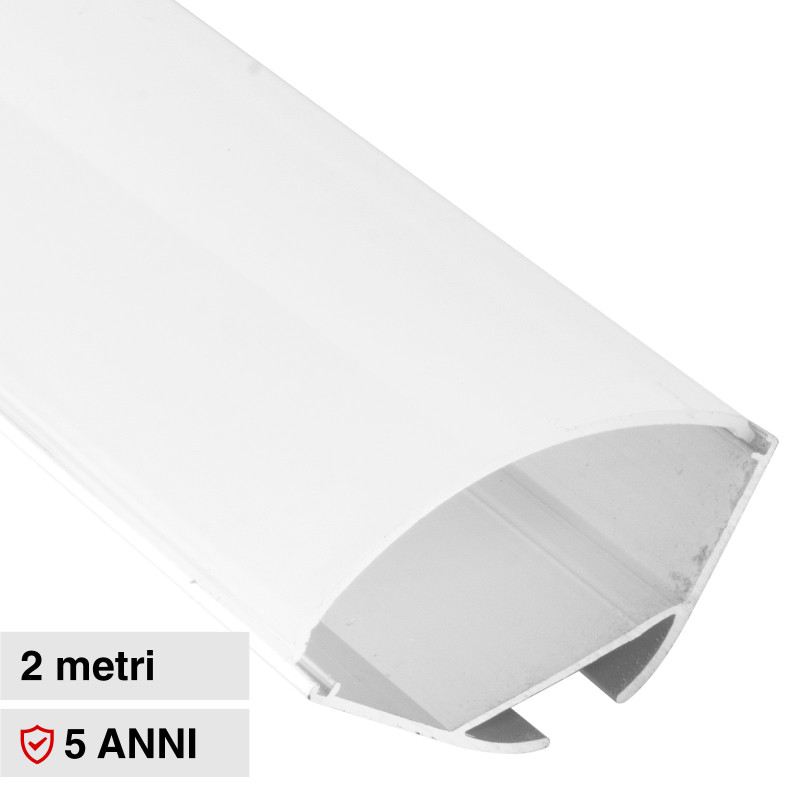V-Tac VT-8105 Profilo Angolare in Alluminio per Strisce LED