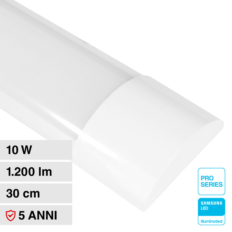 Tubo LED Prismatico Plafoniera 10W 30cm VT-8-10 V-Tac Pro