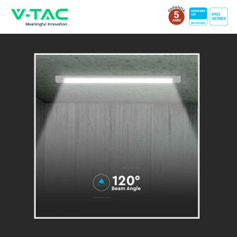 Tubo LED Prismatico Plafoniera 10W 30cm VT-8-10 V-Tac Pro