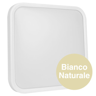 VT-8630 Plafoniera LED Quadrata 18W SMD IP44 Colore Bianco V-Tac