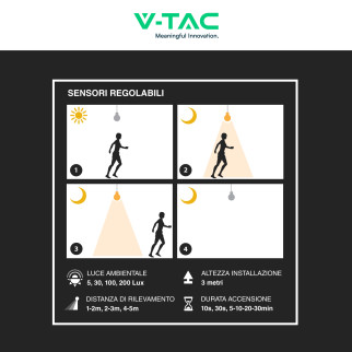 VT-8630 Plafoniera LED Quadrata 18W SMD IP44 Colore Bianco V-Tac