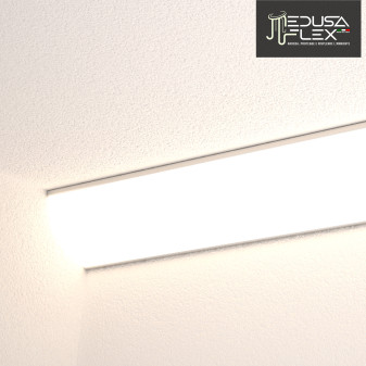 Medusaflex Aurelia Copertura Angolare Milky per Profilo in Alluminio