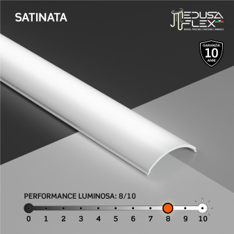 Medusaflex Aurelia Copertura Angolare Satinata per Profilo in Alluminio