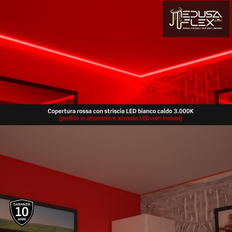 Medusaflex Aurelia Copertura Angolare Rossa per Profilo