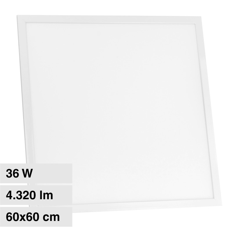 VT-60036 Pannello LED Quadrato 60x60 36W SMD e Driver V-Tac