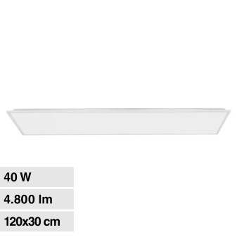 VT-61140 Pannello LED Rettangolare 120x30 40W SMD e Driver V-Tac
