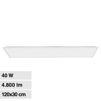 VT-61140 Pannello LED Rettangolare 120x30 40W SMD e Driver V-Tac