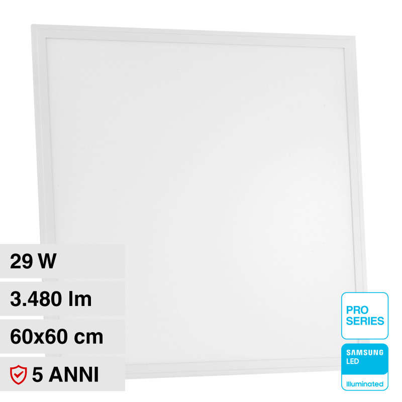 VT-629-1 Pannello LED Quadrato 29W SMD Samsung V-Tac Pro