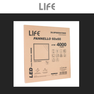 Pannello LED 60x60 41W SMD UGR≤19 Life con Driver Philips