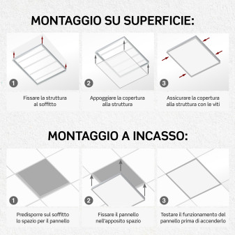 Pannello LED 60x60 41W SMD UGR≤19 Life con Driver Philips