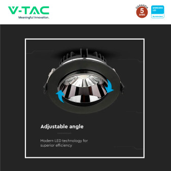 VT-2-23 Faretto LED 20W da Incasso COB Samsung V-Tac Pro