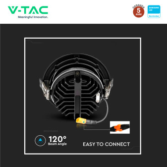 VT-2-23 Faretto LED 20W da Incasso COB Samsung V-Tac Pro