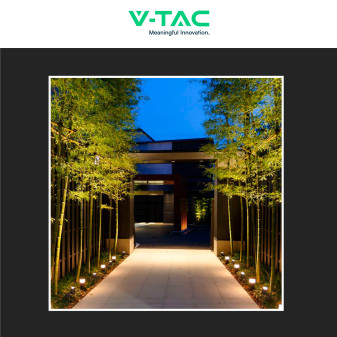VT-830 Lampada LED Giardino 10W COB CREE Nera IP65 V-Tac