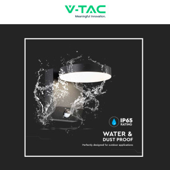 VT-11020S Lampada LED da Muro 17W IP65 Sensore PIR V-Tac