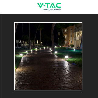 VT-830 Lampada LED Giardino 10W COB CREE Bianca IP65 V-Tac