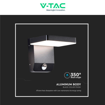 VT-11020S Lampada LED da Muro Sensore PIR 17W IP65 V-Tac