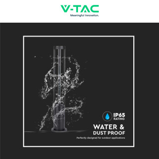 VT-820 Lampada LED Giardino 10W COB CREE Nera IP65 V-Tac