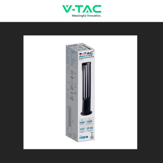 VT-820 Lampada LED Giardino 10W COB CREE Nera IP65 V-Tac