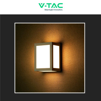 VT-822 Lampada LED Muro 12W SMD Applique Grigia IP65 V-Tac