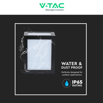 VT-822 Lampada LED da Muro 12W SMD Applique Nera IP65 V-Tac