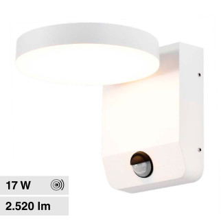 VT-11020S Lampada LED da Muro IP65 17W Sensore PIR V-Tac