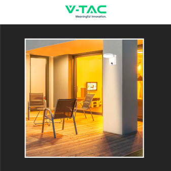 VT-11020S Lampada LED da Muro IP65 17W Sensore PIR V-Tac