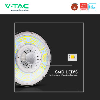 VT-9219 Lampada Industriale LED 200W SMD Mean Well V-Tac Pro