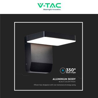 VT-11020 Lampada LED da Muro 17W SMD IP65 Nero V-Tac