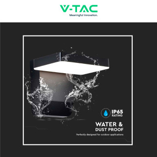 VT-11020 Lampada LED da Muro 17W SMD IP65 Nero V-Tac