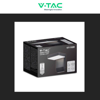 VT-11020 Lampada LED da Muro 17W SMD IP65 Nero V-Tac