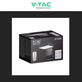 VT-11020 Lampada LED da Muro 17W SMD IP65 Nero V-Tac