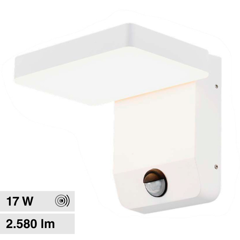 VT-11020S Lampada LED 17W IP65 Sensore PIR V-Tac da Muro