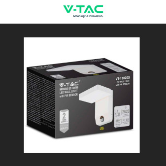 VT-11020S Lampada LED 17W IP65 Sensore PIR V-Tac da Muro