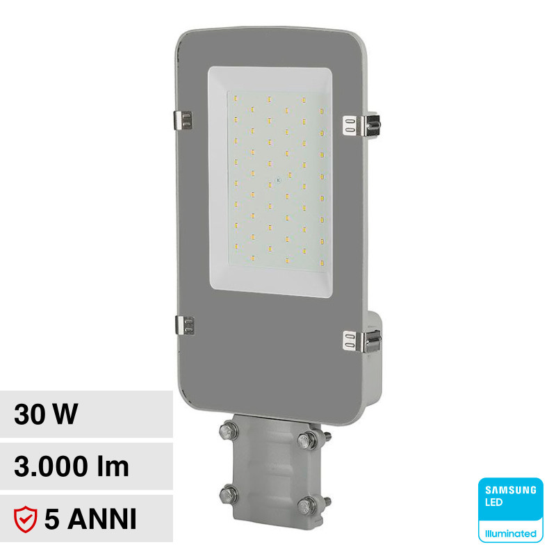VT-30ST Lampada Stradale LED 30W IP65 SMD Samsung V-Tac