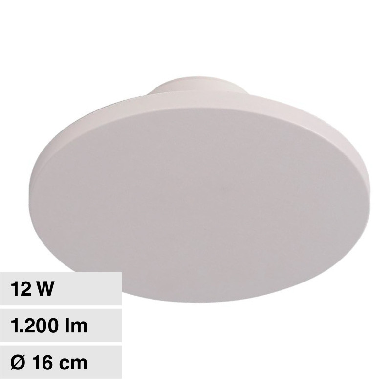 VT-8612 Plafoniera LED 12W SMD IP65 Bianca V-Tac