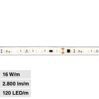 Striscia LED 320W Flessibile SMD 220V CRI90 IP65 20m LEDCO
