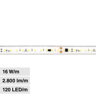 Striscia LED 800W Flessibile SMD 220V CRI90 IP65 50m LEDCO