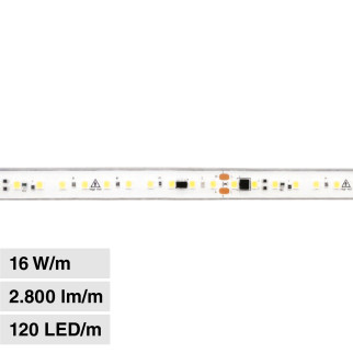 Striscia LED 800W Flessibile SMD 220V CRI90 IP65 50m LEDCO