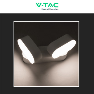 VT-814 Lampada LED da Muro 10W SMD IP65 Colore Bianco V-Tac