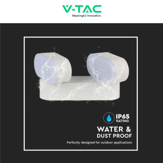 VT-814 Lampada LED da Muro 10W SMD IP65 Colore Bianco V-Tac