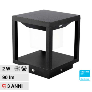 VT-11022 Lampada LED Giardino 2W IP65 Sensore V-Tac