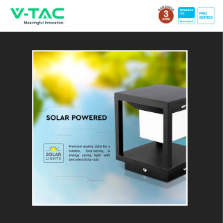 VT-11022 Lampada LED Giardino 2W IP65 Sensore V-Tac