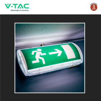 VT-996 Lampada di Emergenza Exit LED 3W SMD V-Tac