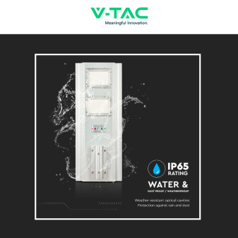 VT-20201ST Lampada Stradale 33W Pannello Solare IP65 V-Tac