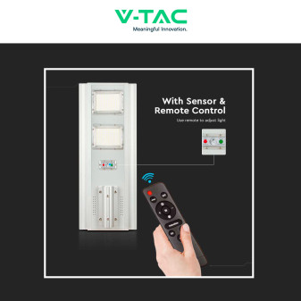 VT-20201ST Lampada Stradale 33W Pannello Solare IP65 V-Tac