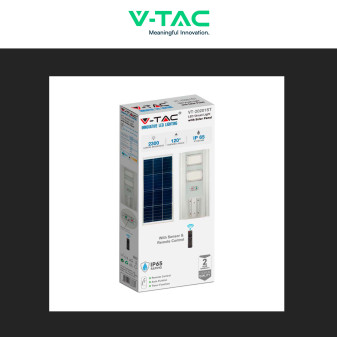 VT-20201ST Lampada Stradale 33W Pannello Solare IP65 V-Tac