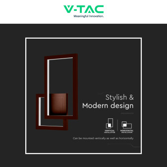 VT-11120 Lampada LED da Muro 20W CRI≥90 Colore Corten V-Tac
